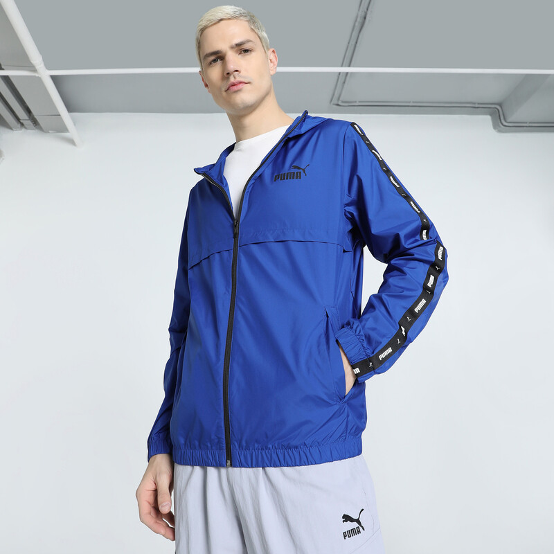 

Men's PUMA Essential+ TAPE Regular Fit Windbreaker