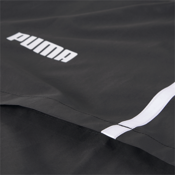 Essentials Solid Windbreaker Jacket Men, Puma Black, large-ZAF
