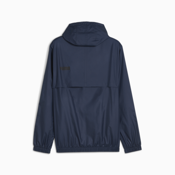 Essentials Solid Windbreaker Jacket Men, Club Navy, large-ZAF