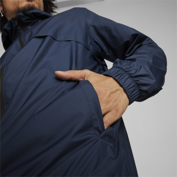 Essentials Solid Windbreaker Jacket Men, Club Navy, large-ZAF