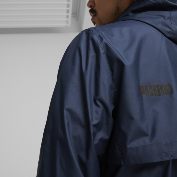 Essentials Solid Windbreaker Jacket Men, Club Navy, large-ZAF