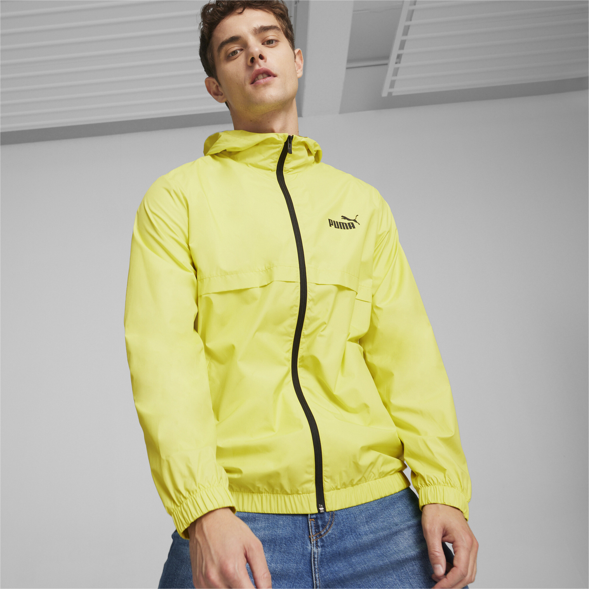 Puma men's 1/2 zip wind clearance jacket