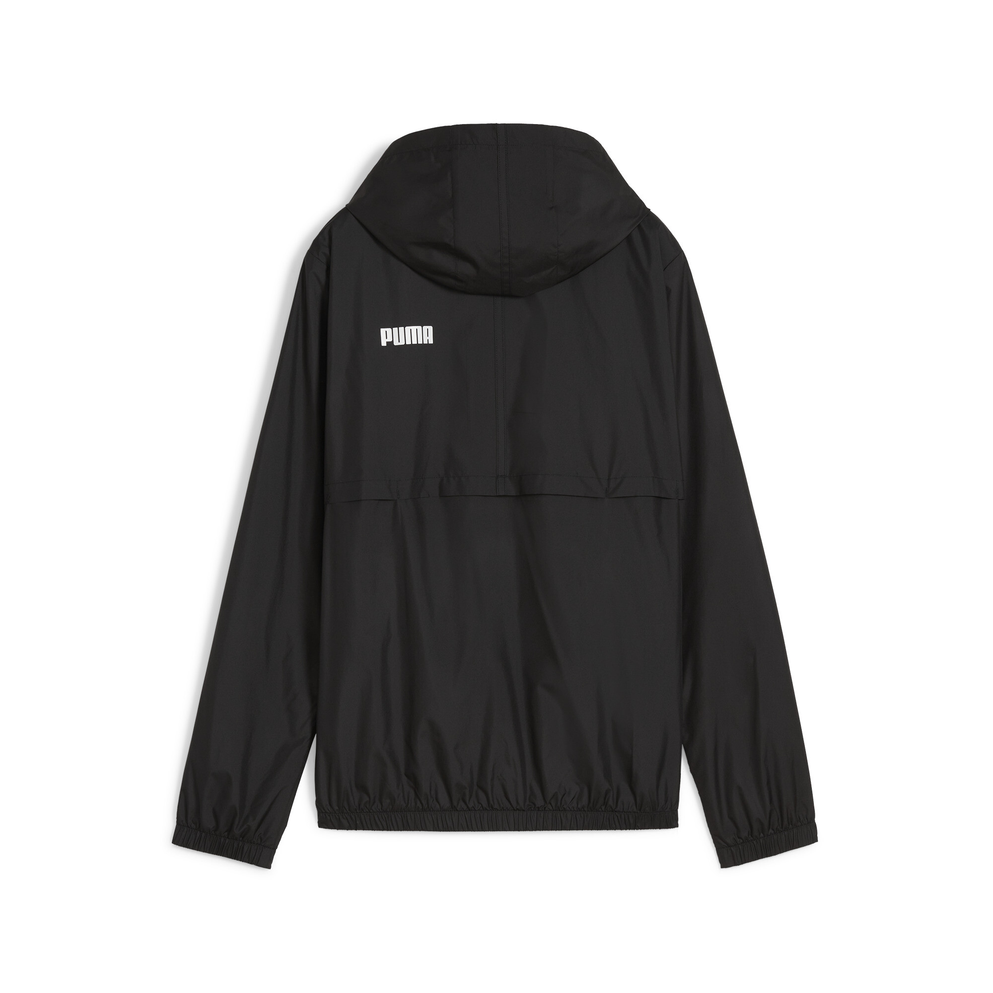 Women's Puma Essentials Solid Windbreaker Jacket, Black, Size XXS, Clothing