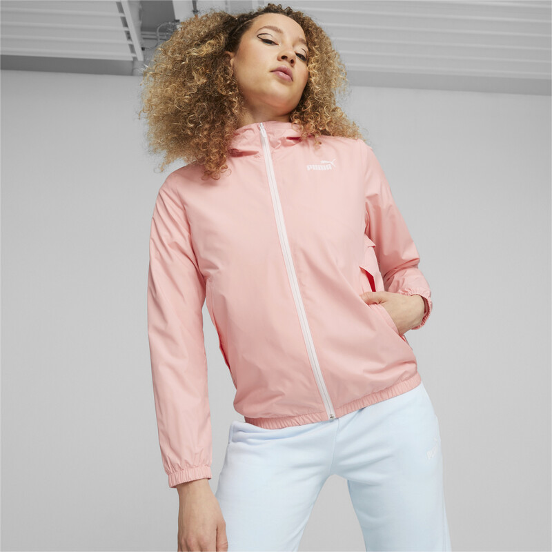 

Women's PUMA Solid Regular Fit Windbreaker, Pink