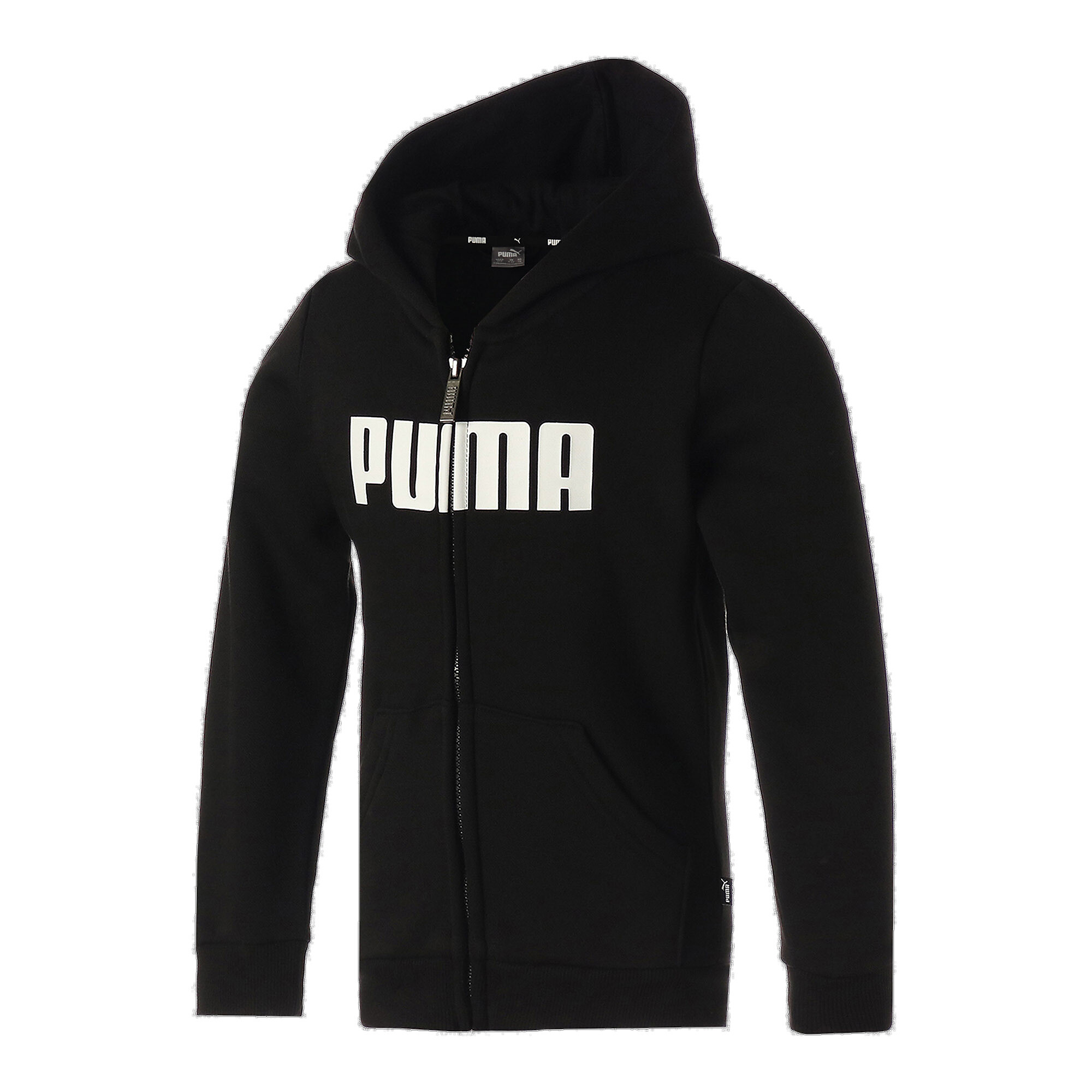 ＜プーマ公式通販＞ キッズ ボーイズ ESS プーマ フルジップ フーディー 116-164cm メンズ Puma Black ｜PUMA.com