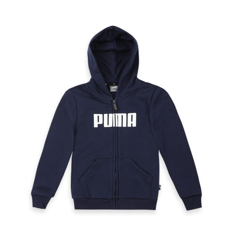 

PUMA Full-Zip Regular Fit Kids' Hoodie, Purple