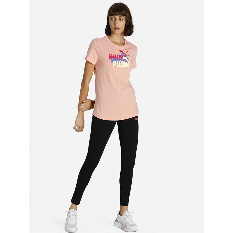 

PUMA Graphic Regular Fit T-Shirt, Black/blue