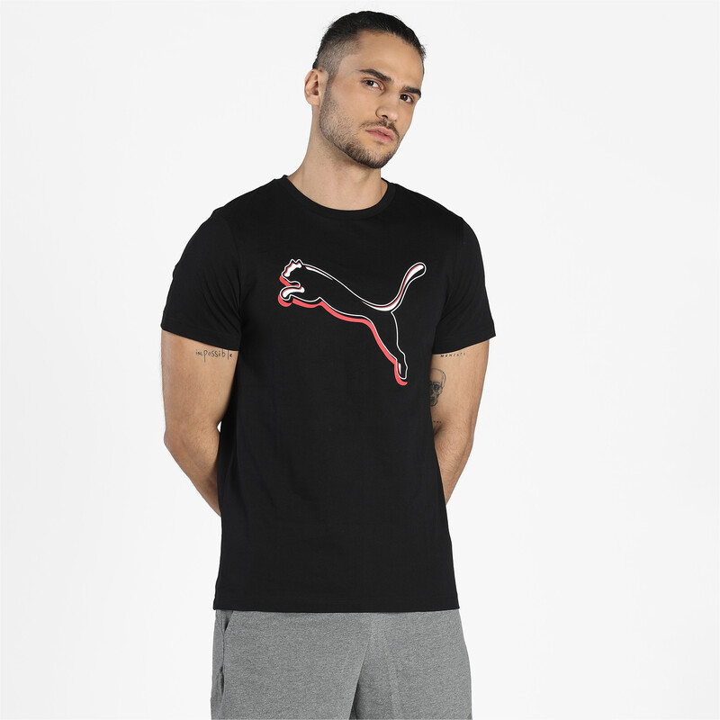 

Men's PUMA Graphic Slim Fit T-Shirt, Black