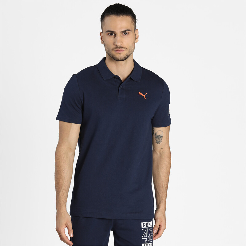 

Men's PUMA Graphic Slim Fit Polo, Purple