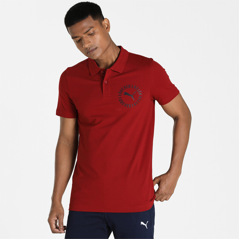 

Men's PUMA Graphic Pique Polo
