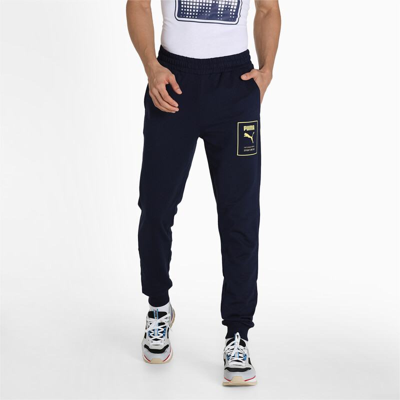 

Men's PUMA Graphic Slim Fit Pants, Purple
