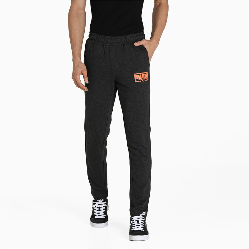 

Men's PUMA Graphic Slim Fit Pants, Gray