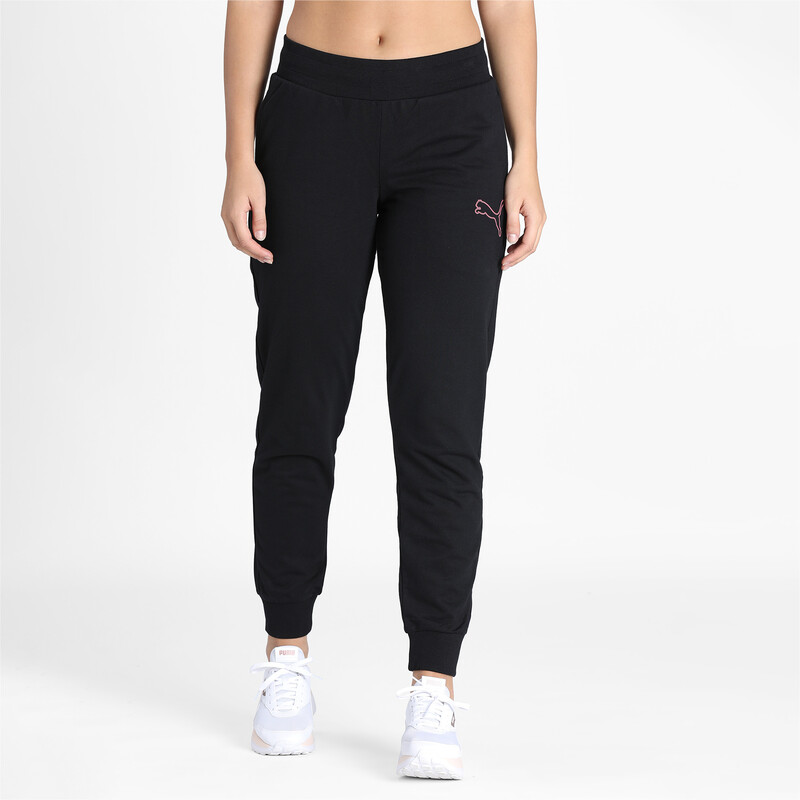 

PUMA Graphic Regular Fit Pants, Black