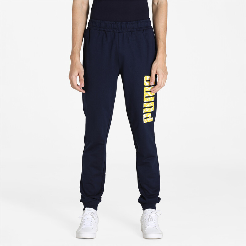 

Men's PUMA Graphic Slim Fit Pants, Purple