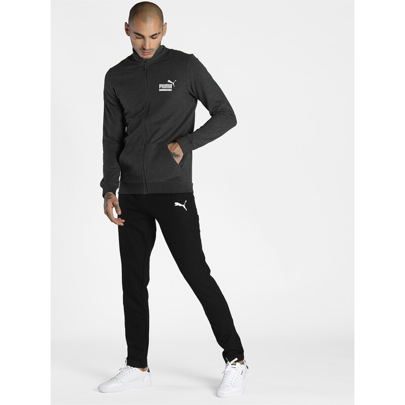 Men's PUMA Graphic Slim Fit Pants, Black