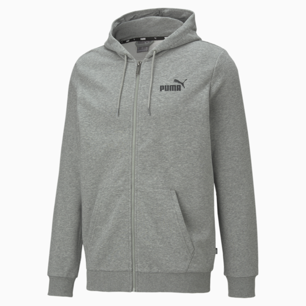 Buzo Essentials Small Logo para hombre, Medium Gray Heather, large-ARG