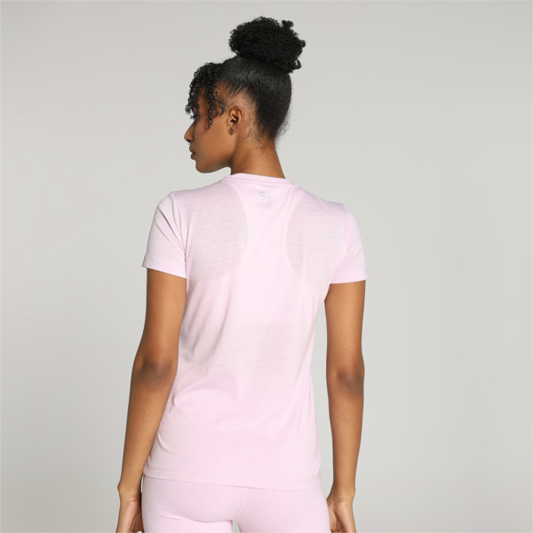 Remera Essentials Logo jaspeada para mujer, Grape Mist, large-ARG