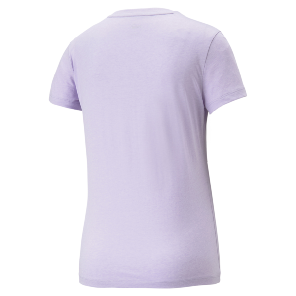 Remera Essentials Logo jaspeada para mujer, Vivid Violet, large-ARG