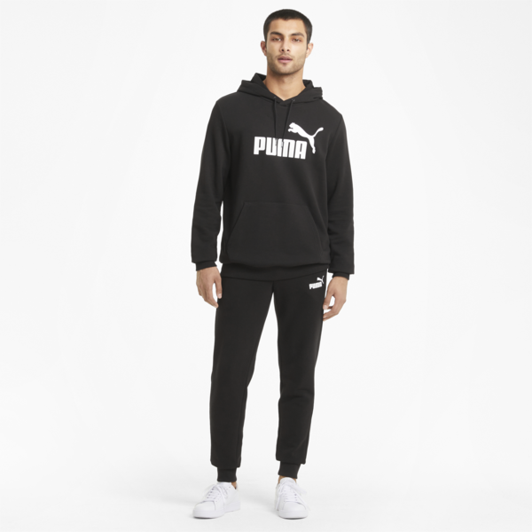 Pantalones Essentials ajustados  para hombre, Puma Black, large-ARG