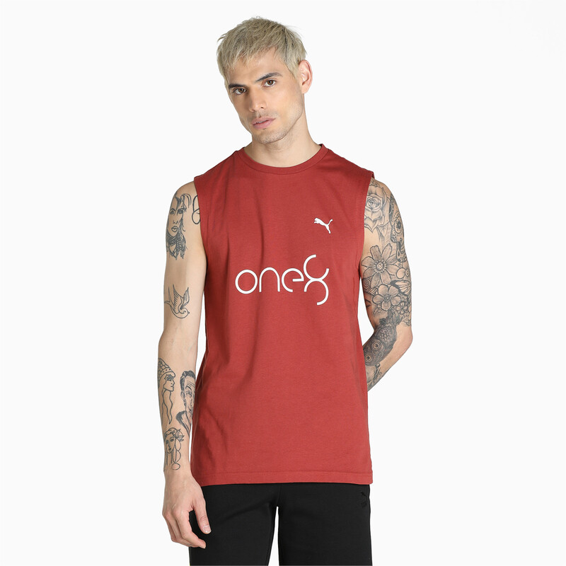 

Men's PUMA Performance Sleeveless Slim Fit Tank, Red