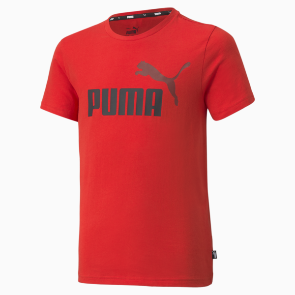 Essentials+ Two Tone Logo Youth Tee, High Risk Red-Intense Red, large-ZAF