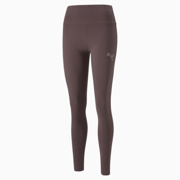 HER High Waist Women's Leggings, Dusty Plum, large-MEX
