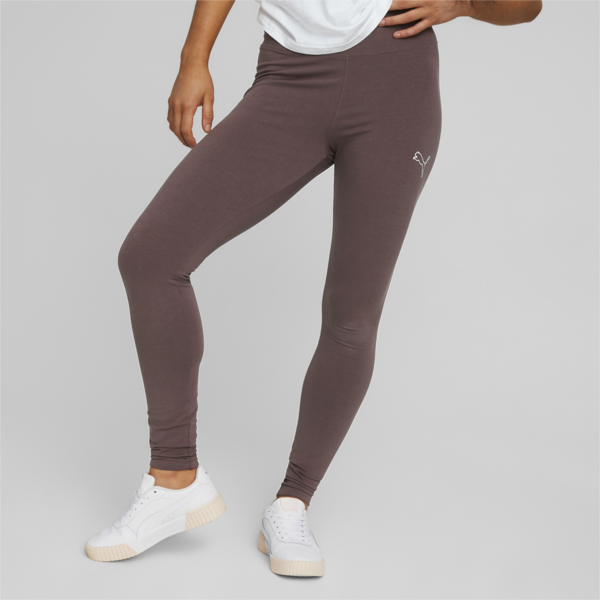 HER High Waist Women's Leggings, Dusty Plum, large-MEX