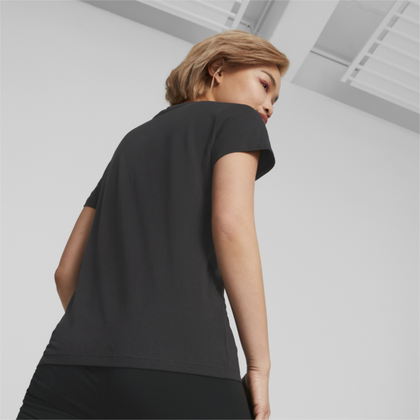 Playera mujer Essentials+, Puma Black-silver metallic, large-MEX