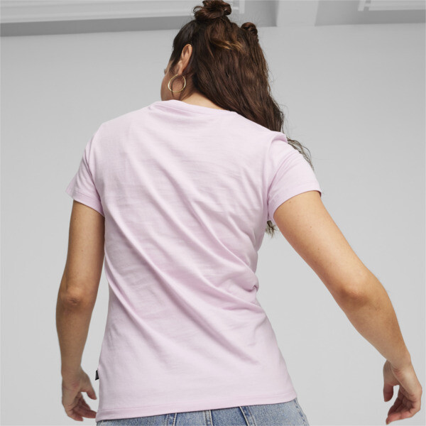 Essentials+ Embroidery Tee Women, Grape Mist, large-ZAF