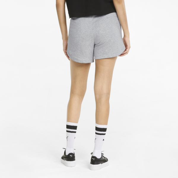 Shorts de cintura alta Mujer Essentials, Light Gray Heather, large-MEX