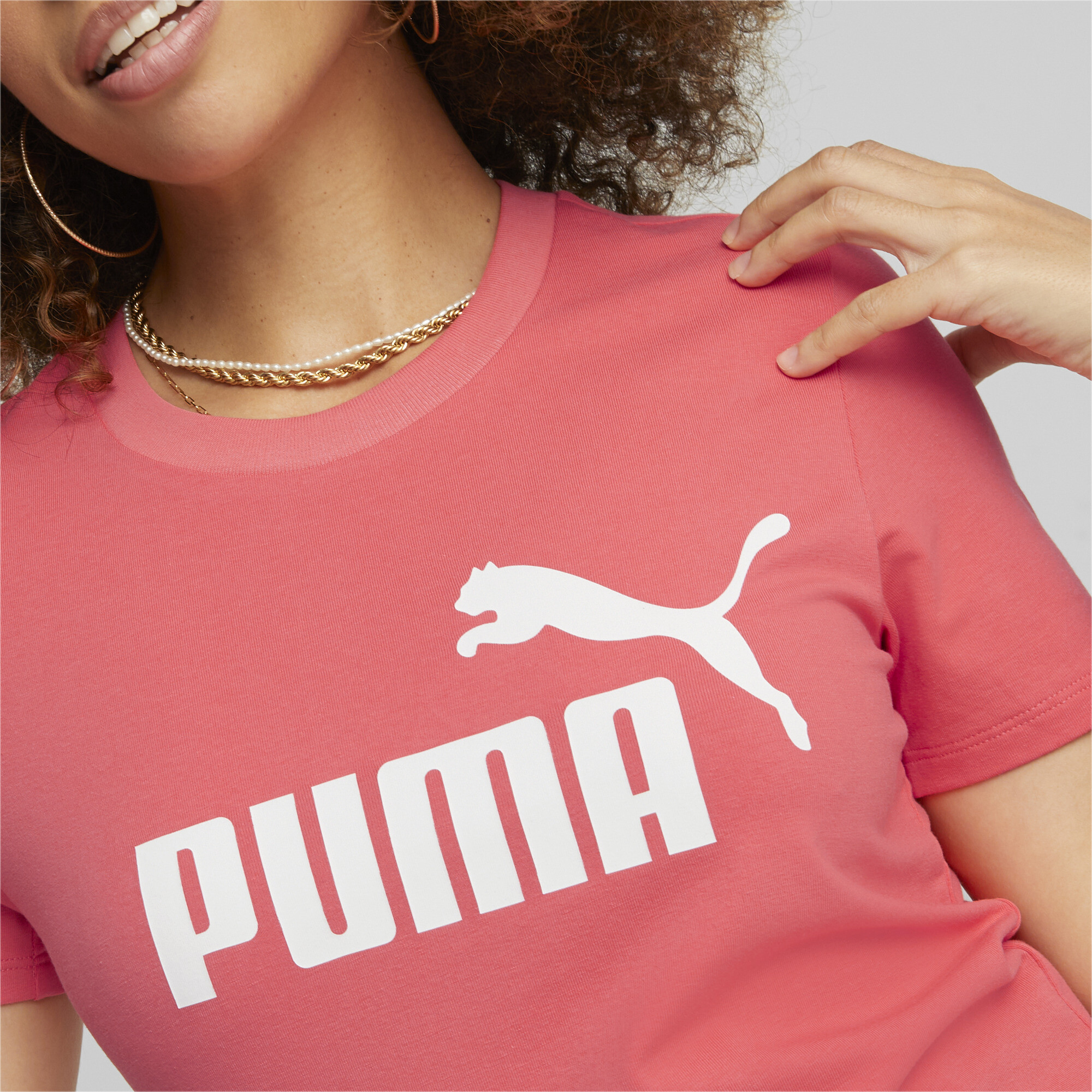  PUMA Women's Essentials Better Tee, Flat Dark Gray, Large :  Clothing, Shoes & Jewelry