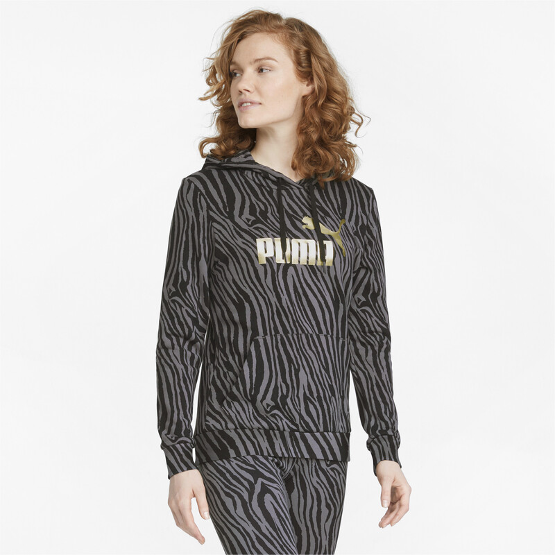 

Women's PUMA Essentials+ Tiger Hoodie, Black