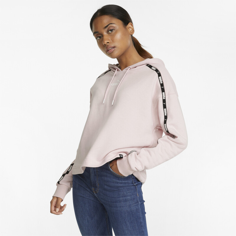 

Women's PUMA Power Cropped Relaxed Fit Hoodie, Pink