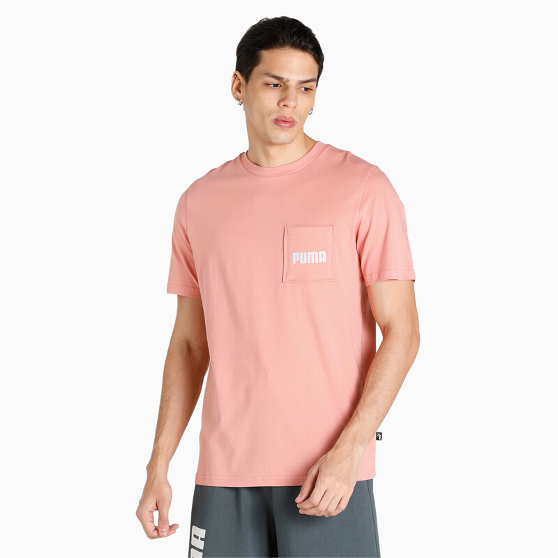 

Men's PUMA Modern Basics Pocket Regular Fit T-shirt, Pink