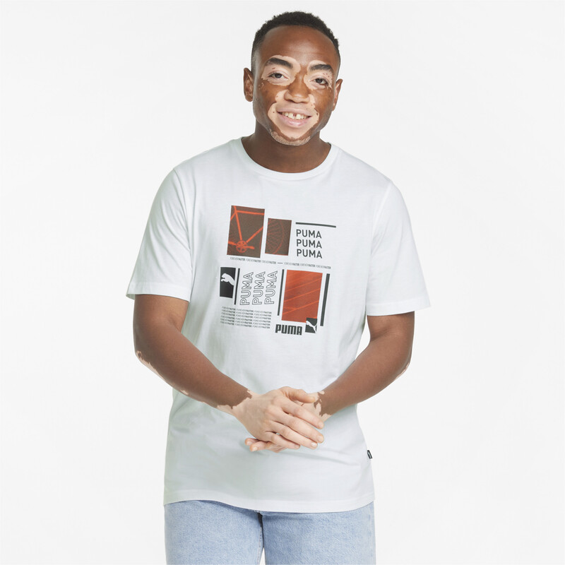 

Men's PUMA Graphic Regular Fit T-shirt, White
