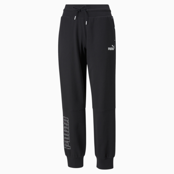 Power Colour-Blocked Women's Pants, Puma Black, large-ZAF
