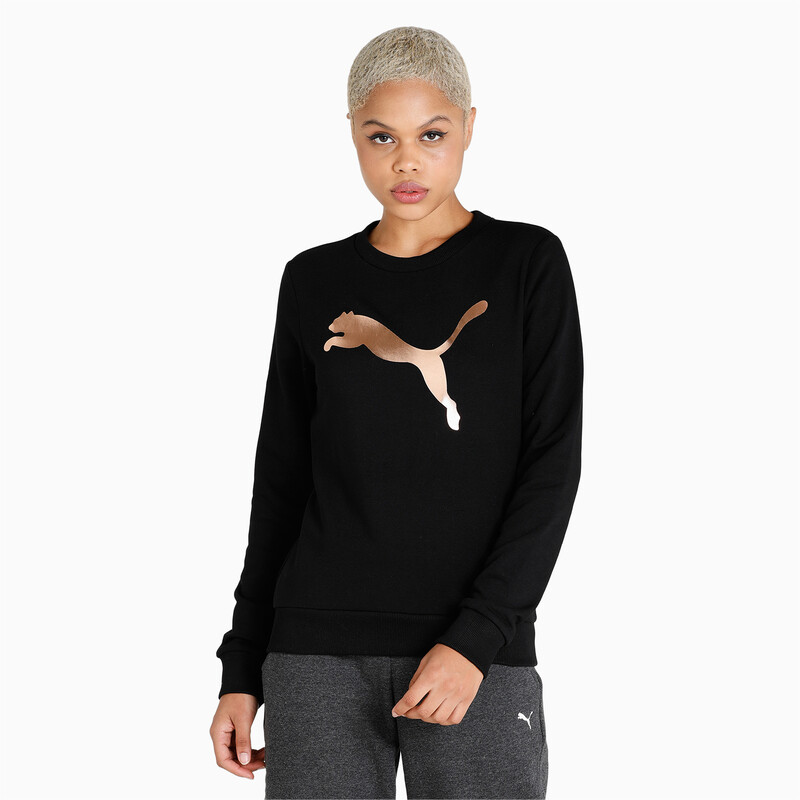

Women's PUMA Logo Sweatshirt, Black