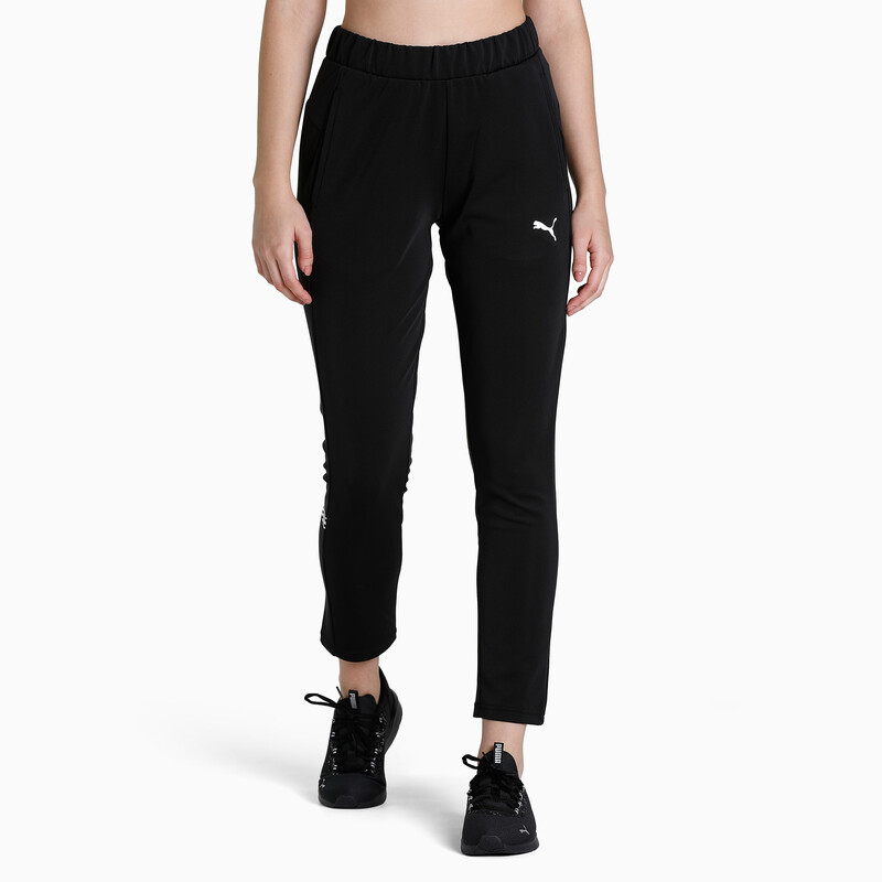 Women's PUMA Active Printed Training Leggings in Black/Blue size