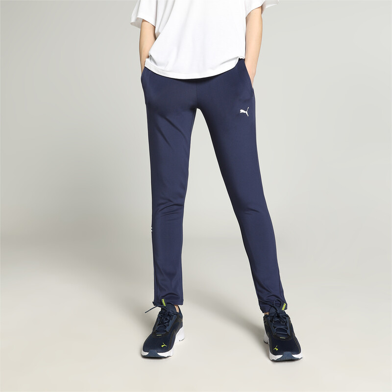 Women's PUMA Tec Sport Slim Fit Track Pants in Blue size M