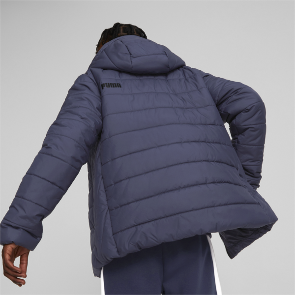 Essentials Padded Jacket Men, Peacoat, large-ZAF