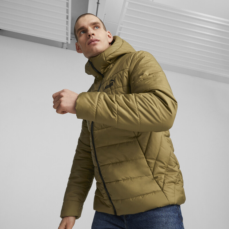 

Men's PUMA Regular Fit Padded Jacket, Chocolate chip