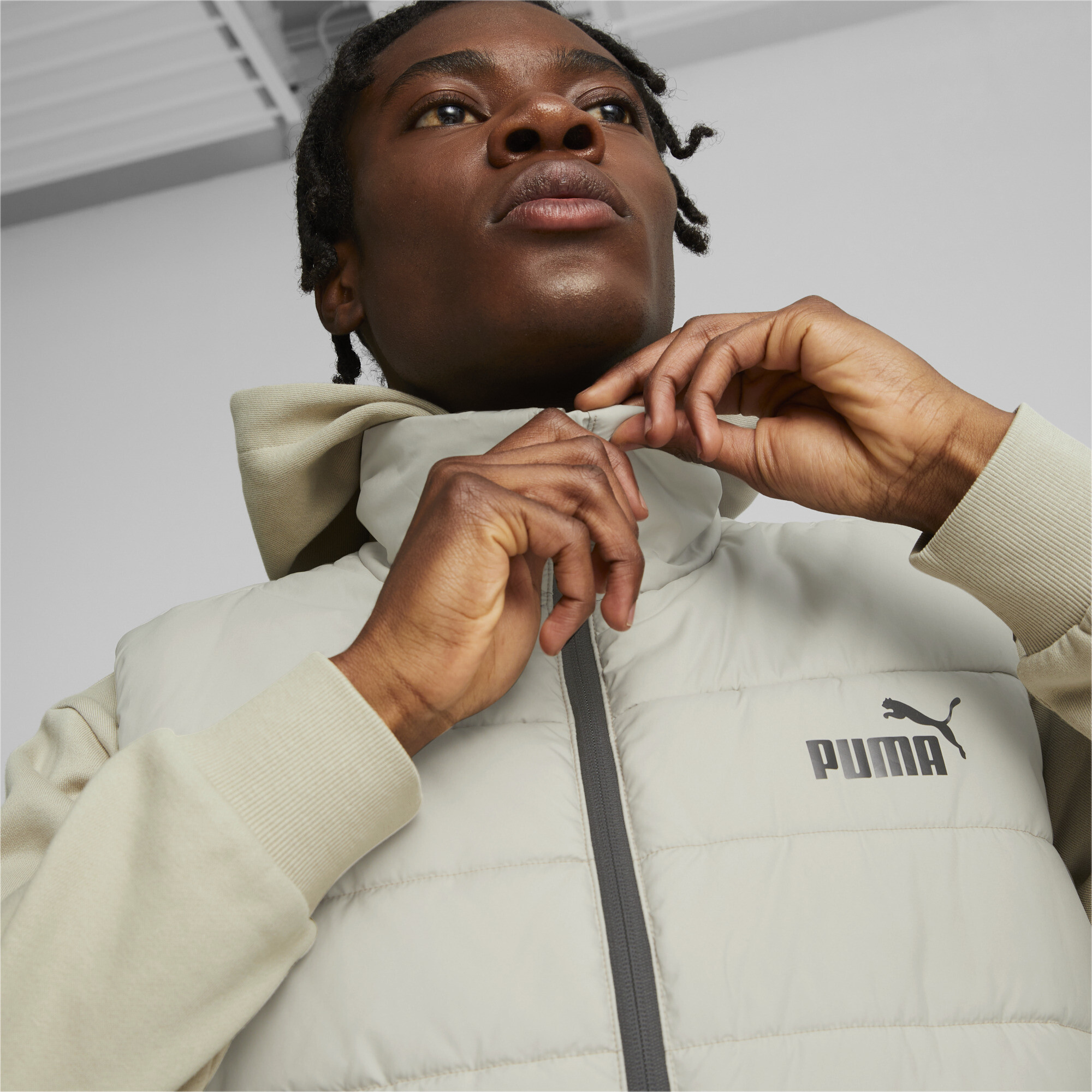 PUMA Essentials Padded Vest BodyWarmer Sleeveless Jacket Mens | eBay