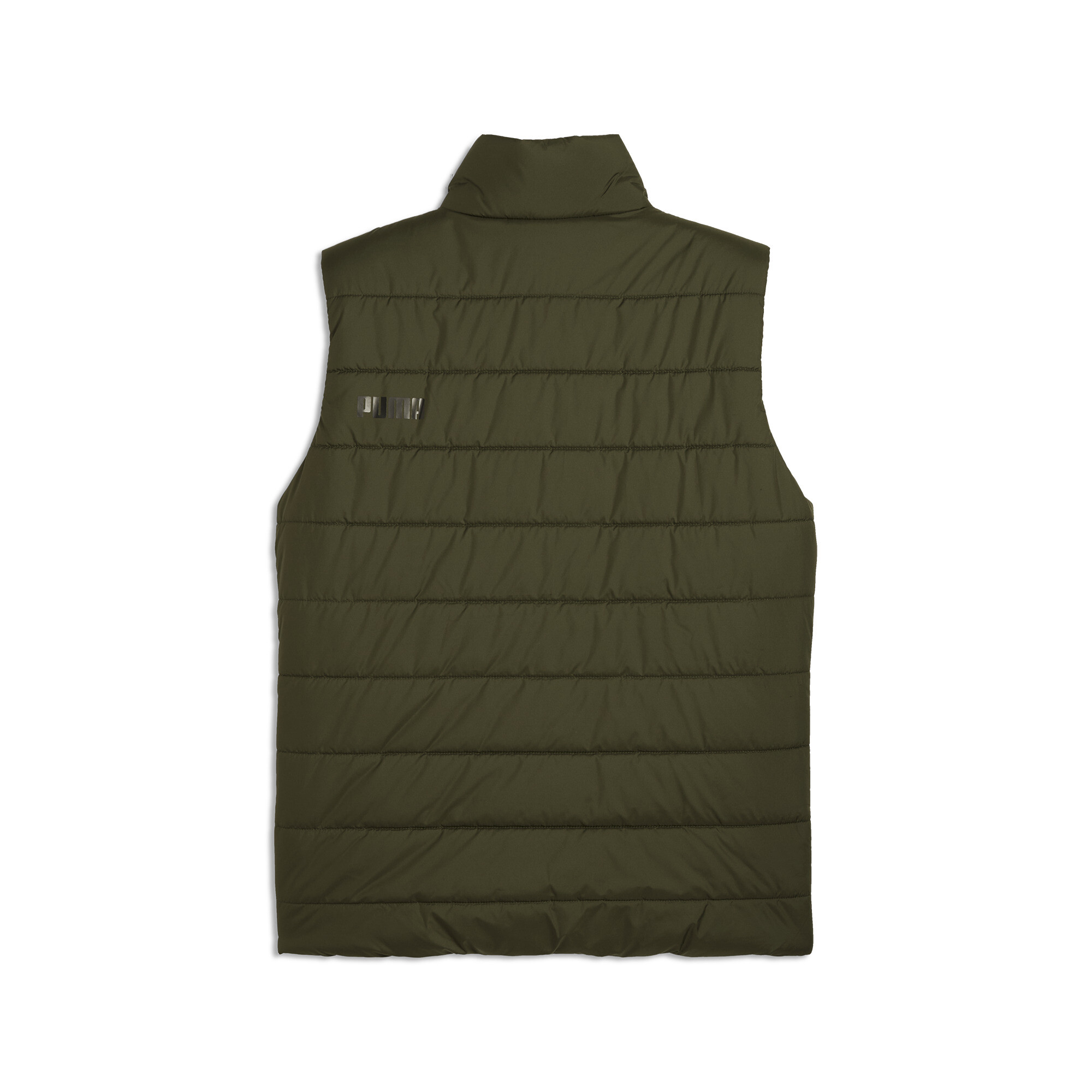 Men's Puma Essentials Padded Vest, Green, Size XS, Clothing