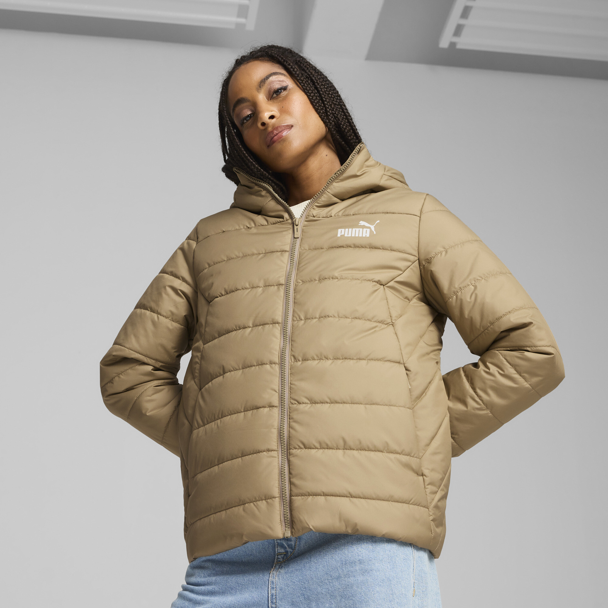 Куртка Essentials Padded Jacket Women | Цвет: Бежевый | Oak Branch