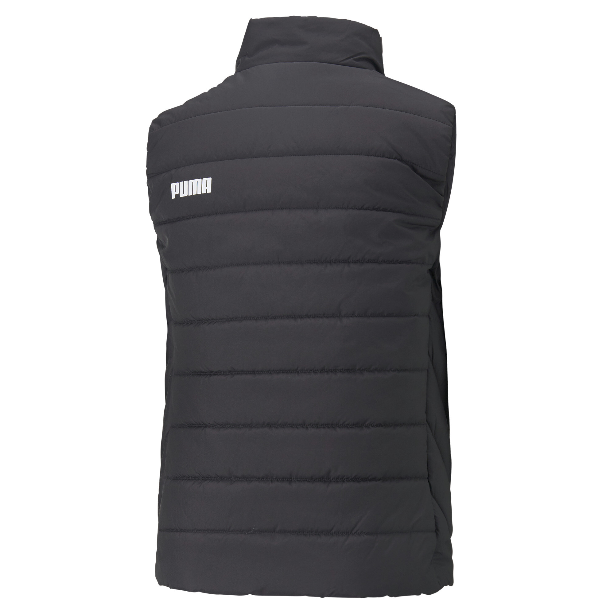 Women's Puma ESS Padded Vest, Black, Size S, Clothing