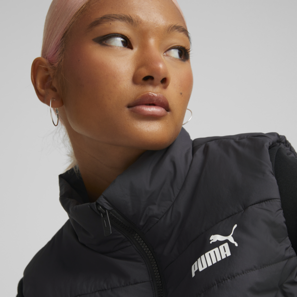 ESS Padded Vest Women, Puma Black, large-MEX