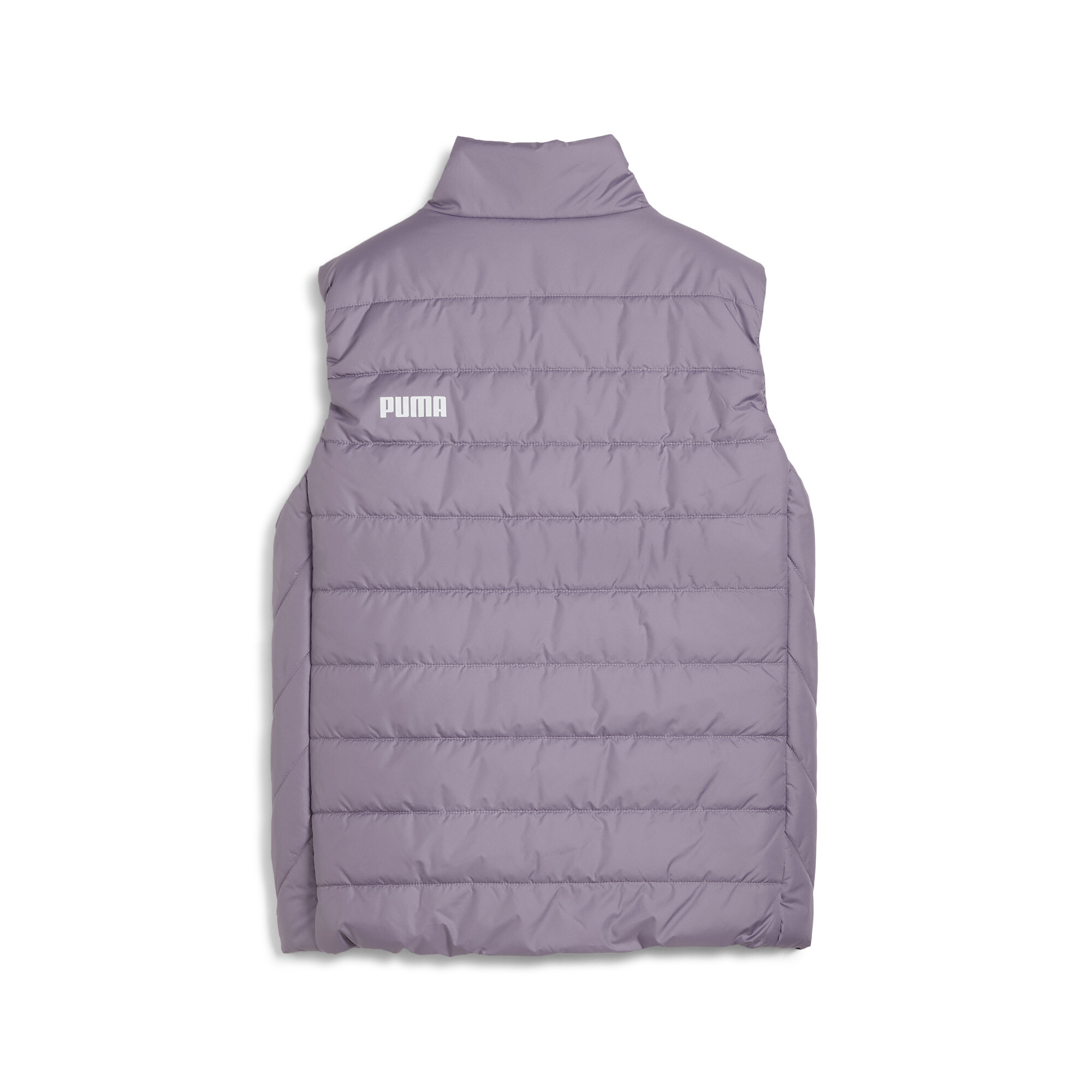 Women's Puma ESS Padded Vest, Purple, Size M, Clothing