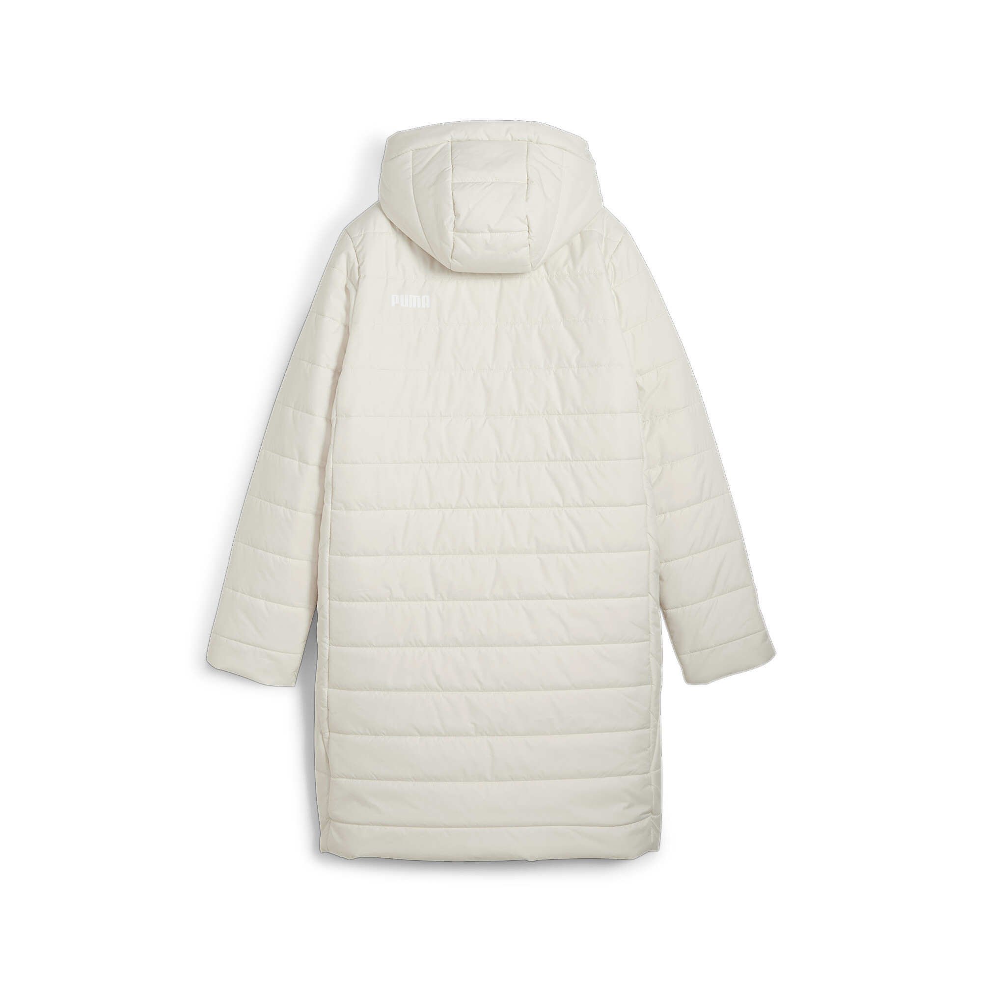 Women's Puma Essentials Padded Coat, White, Size S, Clothing