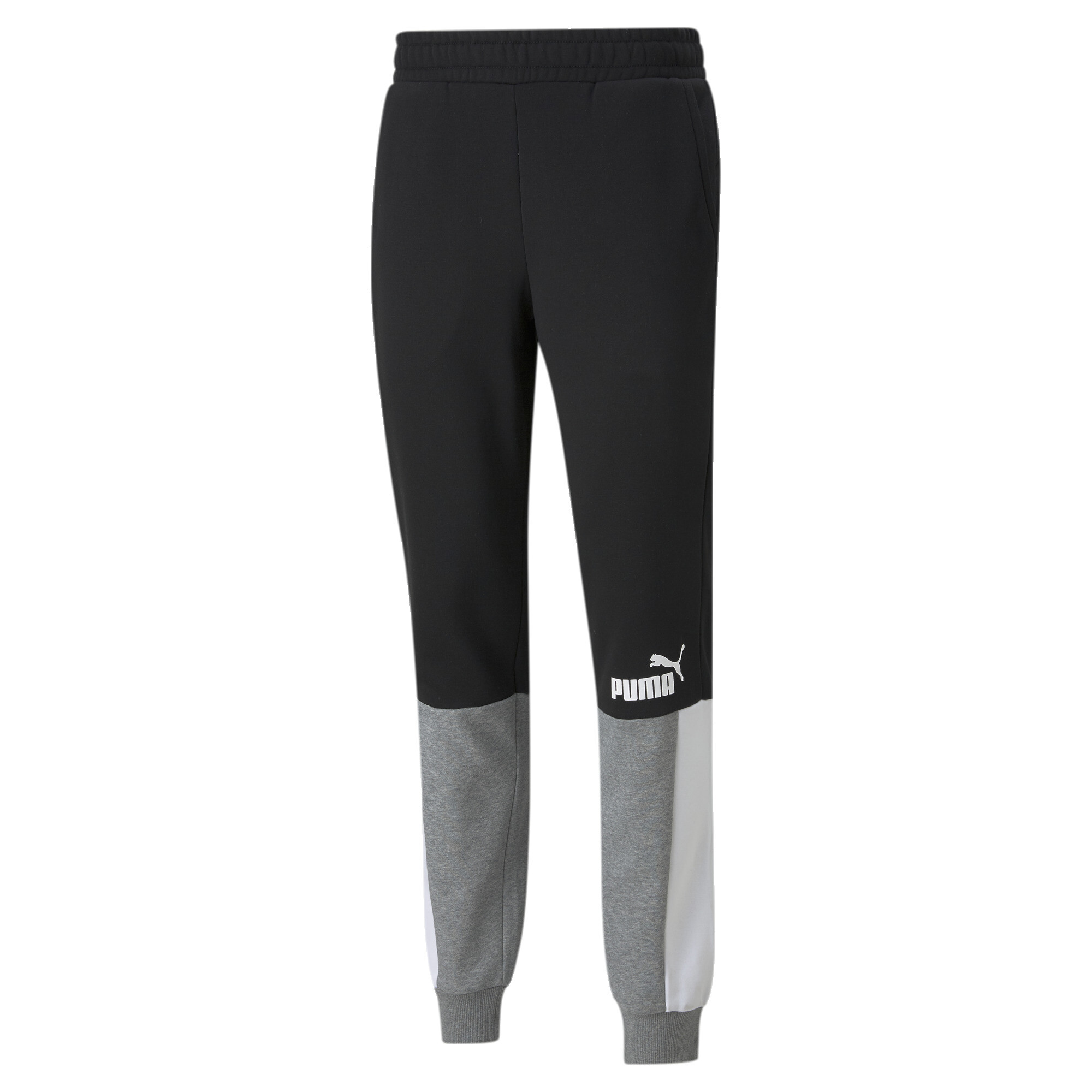 Puma Essentials+ Block Jogginghose Herren | Mit Plain | Black | Größe: 3XL