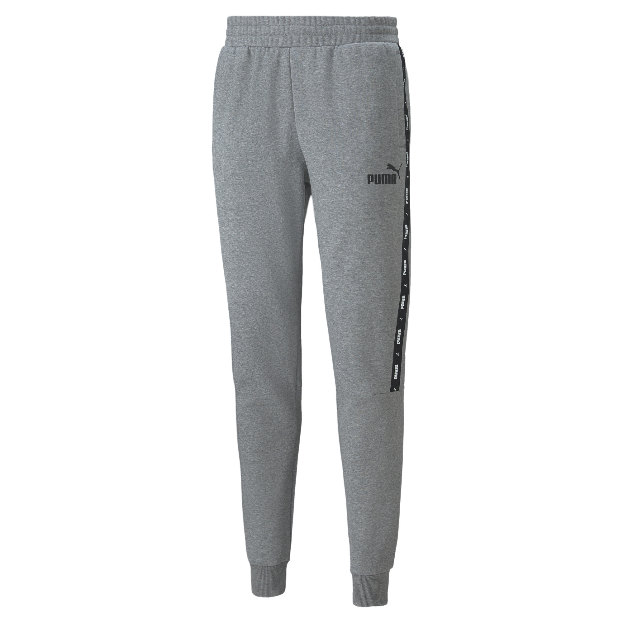 Men's Puma Essentials+ Tape Sweatpants, Gray, Size 4XL, Clothing